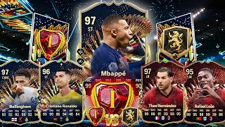 RANK 1 TOTS CHAMPS REWARDS 😱 3x LEVEL 40 PACKS amp 10x DIV ELITE FOR ULTIMATE TOTS  FC 24 [upl. by Eylsel]