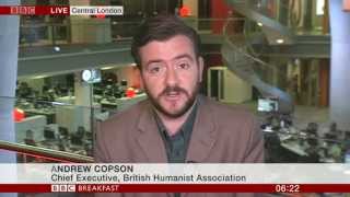 Andrew Copson discusses unlawful faith school demands for money on BBC Breakfast [upl. by Ellerud]