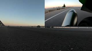 KAWASAKI ZX14R AKRAPOVIC EXHAUST FLYBY  ACCELERATION 0300KPH [upl. by Lillywhite]