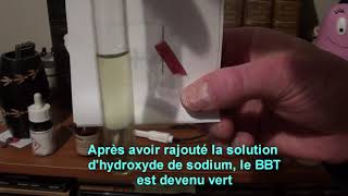 Réaction entre lacide chlorhydrique et une solution de soude niveau 3ème [upl. by Pamella]