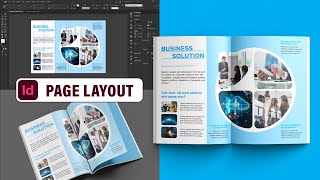 How to Page Layout Design in Adobe InDesign CC 2022  Graphic Design Tutorials [upl. by Airan]