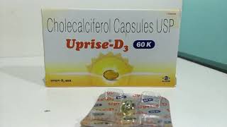 Uprise D3 60k capsule vitamin D3 60k hindi me [upl. by Howie559]