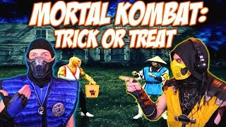 Scorpion amp SubZero REACT  MORTAL KOMBAT  EP 02 TRICK OR TREAT  MKX PARODY [upl. by Lochner]