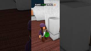 FAKE GUN TROLLING IN MM2 😂 roblox mm2 [upl. by Hellman]