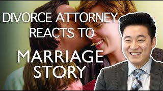 DIVORCE ATTORNEY REACTS TO  MARRIAGE STORY [upl. by Latrice]