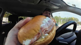 Hardee’s Big Hot Ham N Cheese review [upl. by Narmis]