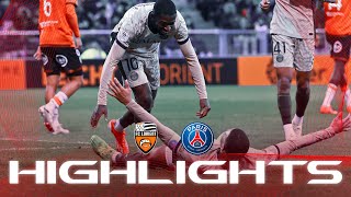 HIGHLIGHTS  LORIENT 14 PARIS ⚽️ DEMBÉLÉ amp MBAPPÉ [upl. by Trilby]