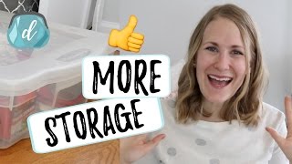 MAXIMIZE STORAGE  Best under bed organizers [upl. by Kiraa821]