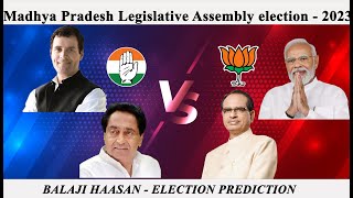 Madhya Pradesh Election Prediction  2023 Balaji Haasan [upl. by Trofmoc]