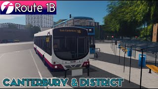 First Bus Wright Eclipse  Canterbury amp District route 1B [upl. by Budwig]