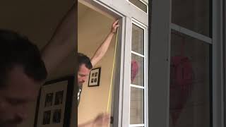 Replace Weatherstripping on a Door How to shorts [upl. by Nacnud104]