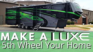 Make a Luxe 5th Wheel Your Home  Full Time Fifth Wheel Life [upl. by Vanna]