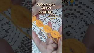 Quick amp easy headband pattern new croshia pattern easycrochet begginers tutorial viralkrosia [upl. by Irehs796]