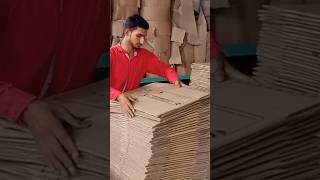 CARTON BOX MANUFACTURING PROCESS  CORRUGATED BOX MANUFACTURING AMAZINGLY asmr Pewdiepie [upl. by Piers]