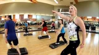 Step Class at LA Fitness [upl. by Radie600]