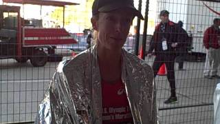 Deena Kastor After Her 6th Place Finish 2012 Olympic Marathon Trials [upl. by Leohcin]