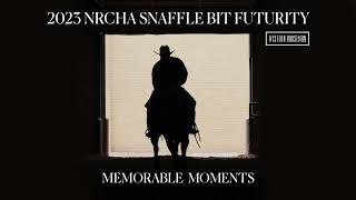 2023 NRCHA Snaffle Bit Futurity Memorable Moments [upl. by Ditzel]