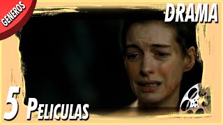 TOP 5 Peliculas de DRAMA [upl. by Nimsaj]