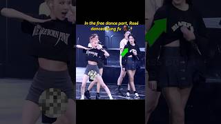 Rosé danced Kungfu making the members laugh loudly 🕺 shorts blackpink jisoo rosé lisa [upl. by Ahsinrats]