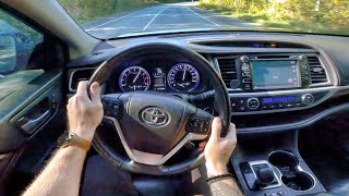 2015 Toyota Highlander 35 AT  POV TEST DRIVE [upl. by Boy539]