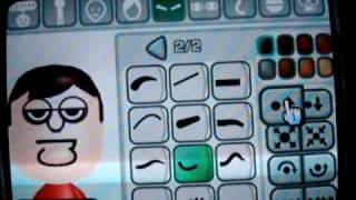 Wii how to make a Peter Griffin mii [upl. by Chappie]