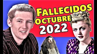 Famosos Fallecidos en Octubre del 2022 [upl. by Atikihc]