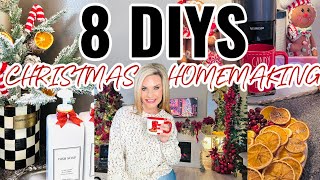 🎄NEW 8 DIYS CHRISTMAS HOMEMAKING CRAFTING  DECOR I Love Christmas ep 22 Olivias Romantic Home DIY [upl. by Novyak]