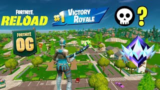 Ranked OG Fortnite Reload  High Kill Gameplay  Keyboard amp Mouse [upl. by Fein]