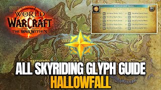 All Hallowfall Skyriding Glyph Location Guide  World of Warcraft The War Within [upl. by Ntsuj937]