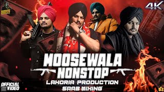 Sidhu Moose Wala  Remix  Nonstop Mashup  Lahoria Production Song  sidhumoosewala viral song [upl. by Lap214]