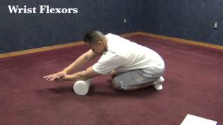 Foam Roll Forearm Muscles Wrist Flexors amp Extensors [upl. by Sisile13]