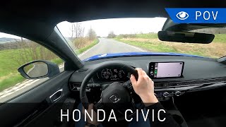 Honda Civic eHEV 184 KM Sport 2023  POV Drive  Project Automotive [upl. by Dibb712]