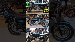 Homebuilt Kawasaki 2300cc V12 Motorcycle 😱 11 in 🌏 shorts bike kawasaki v12 biker [upl. by Eastman]