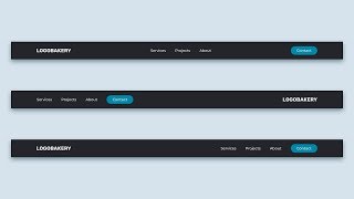 Navbar CSS Tutorial 3 Ways to Create a Navigation Bar with Flexbox [upl. by Ysied576]