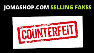 JOMASHOPCOM Warning DO NOT Buy From JoMaShop Without Watching This Video First Selling Counterfeit [upl. by Coleman]