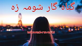 Gunahgar shuma zaBadnam shuma za slowed reverbPashto song laila Sha zama slow version [upl. by Harbert]