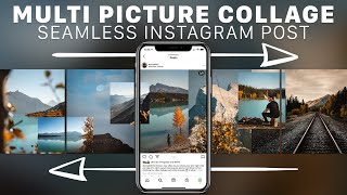 Easy SEAMLESS Instagram Carousel Collage [upl. by Doykos]