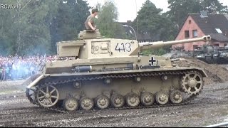 Stahl auf der Heide 2014 ♦ Panzer IV 4 G Wehrmacht German Medium Tank in Action WW2 HD [upl. by Kronfeld868]