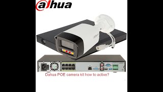 Dahua Network Video Recorder NVR connect IP Cameras active  p2p online  Step by Step Tutorial [upl. by Silisav25]