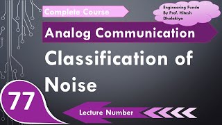 Classification of Noise in Communication System  Thermal Noise Partition Noise Shot Noise etc [upl. by Iak]