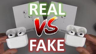 How To Spot A FAKE Pair Of Airpods 3 From A REAL Pair Real vs Fake Educational Purposes ONLY [upl. by Berta530]