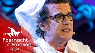 Matthias Walz als Koch  Fastnacht in Franken 2024  BR Kabarett amp Comedy [upl. by Nnaitsirk]