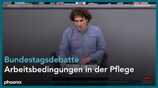 Bundestagsdebatte zu Arbeitsbedingungen in der Pflege am 120522 [upl. by Giustina]