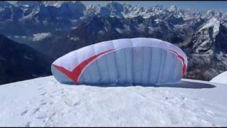 Gin Gliders YAK on Ama Dablam [upl. by Airetnahs718]