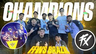 Free Fire World Series Finals 2024  With world champion Team fluxo [upl. by Enela17]