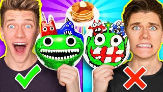 Minecraft NOOB vs PRO Pancake Art Challenge How To Make Garten Of BanBan vs Roblox Rainbow Friends [upl. by Ramoj]