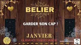 ♈️🔮BELIER JANVIER 2024💌 GARDER SON CAP 🌸message pour toibelierjanvier2024 [upl. by Tri]