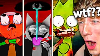 ¡Los 100 videos MÁS RAROS y DE TERROR de Sprunki☠️😐 ¿Podrás verlos todos [upl. by Aneehsyt155]