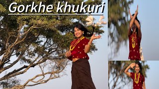 Gorkhe khukuri CoverAsmitaranpalOriginallomassharmaYoutube 1million dance viralvideo youtube [upl. by Aitenev]