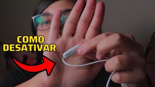 COMO DESATIVAR O MICROFONE DO FONE DE OUVIDO 🎧 [upl. by Cowey]